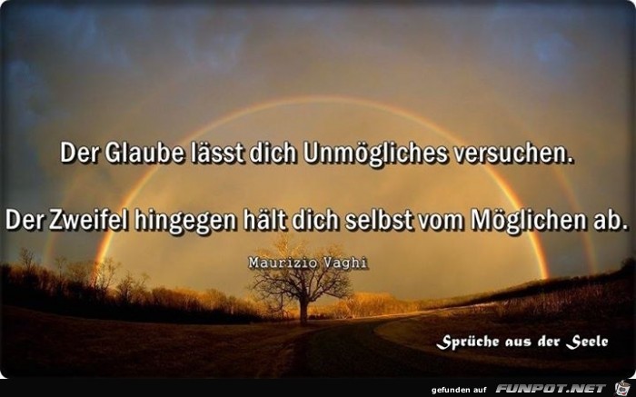 der Glaube der Glaube