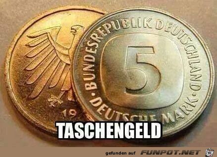 Damals Taschengeld