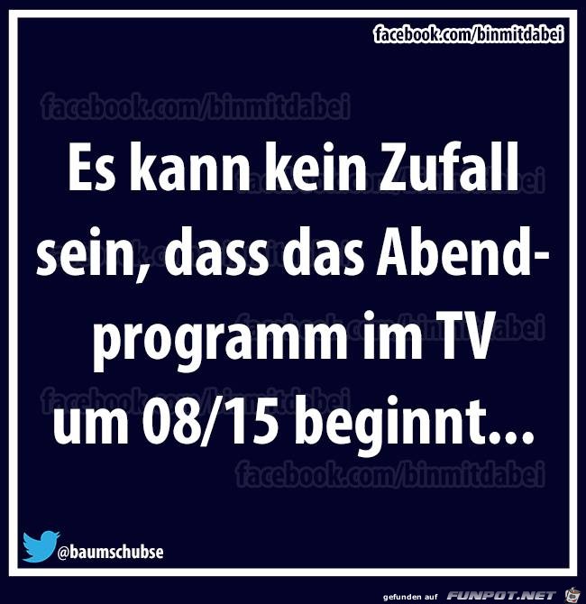 Abendfernsehen