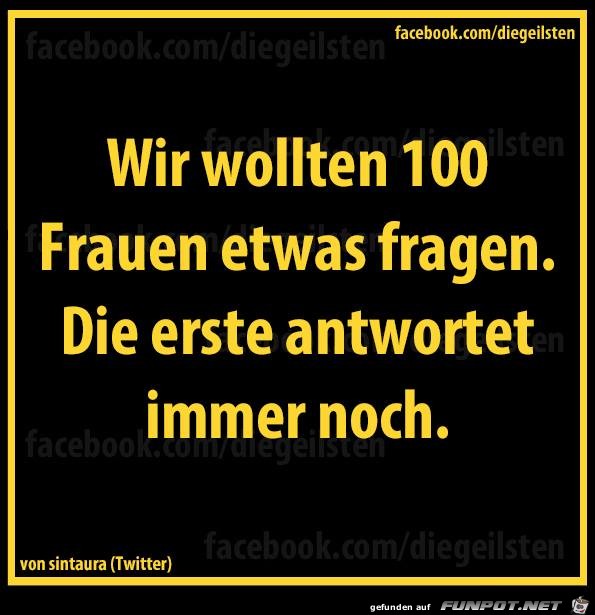 100 Frauen befragen 100 Frauen befragen