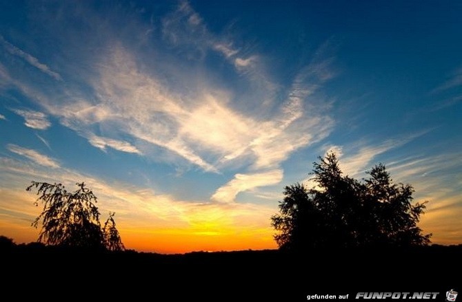 Bilder von schnen Sonnenuntergngen