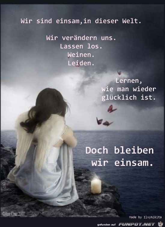 Doch bleiben wir einsam Doch bleiben wir einsam