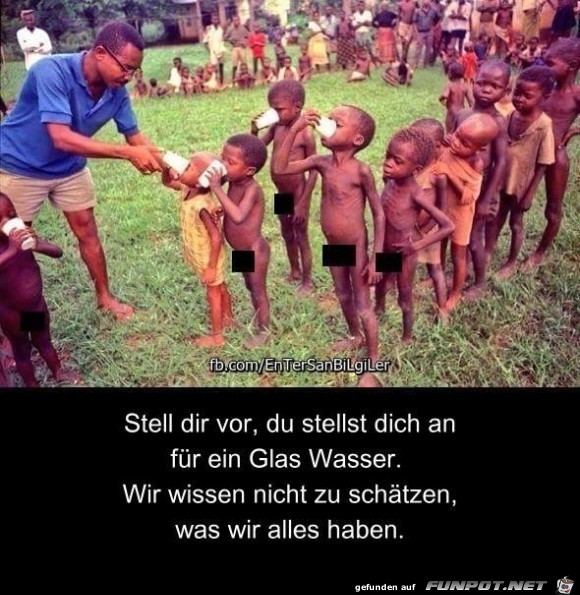 Glas Wasser