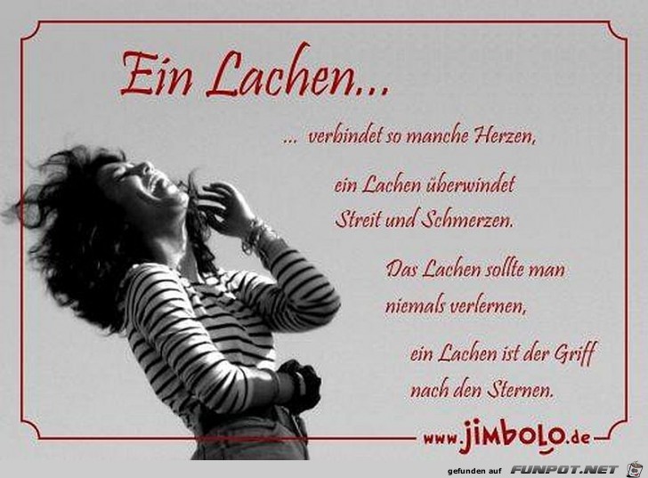 Ein Lachen