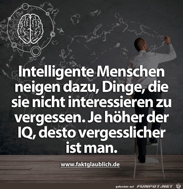 Intelligente Menschen