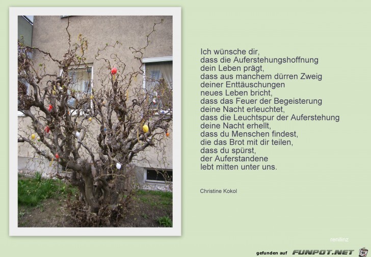 Ich wuensche dir Auferstehungshoffnung Ich wuensche dir Auferstehungshoffnung