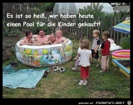 einen Pool fuer die Knder