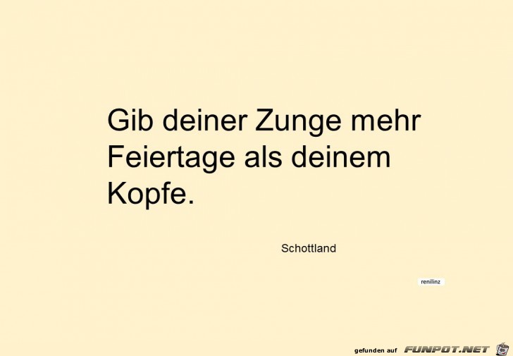 gib deiner Zunge