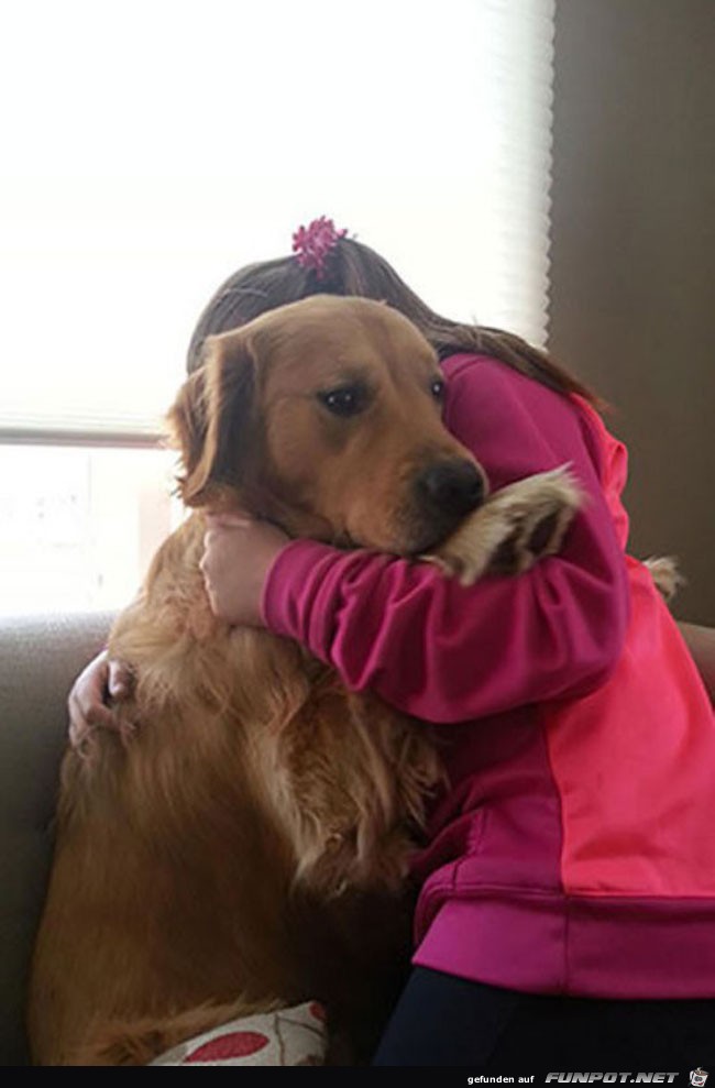 15 cute-girl-hugging-scared-dog 15 cute-girl-hugging-scared-dog
