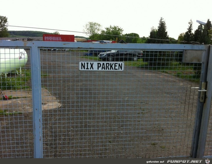 Nix parken 