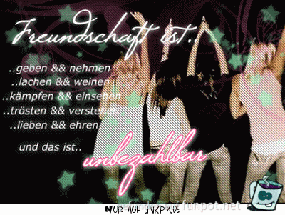 freundschaft ist freundschaft ist