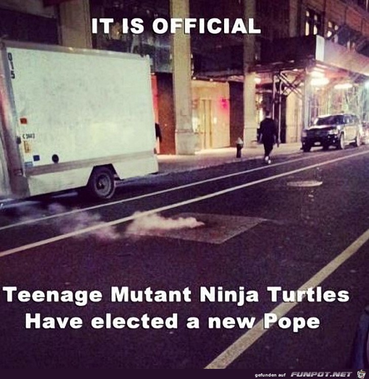 Ninja Turtles haben neuen Pabst Ninja Turtles haben neuen Pabst