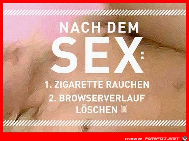 Nach dem Sex