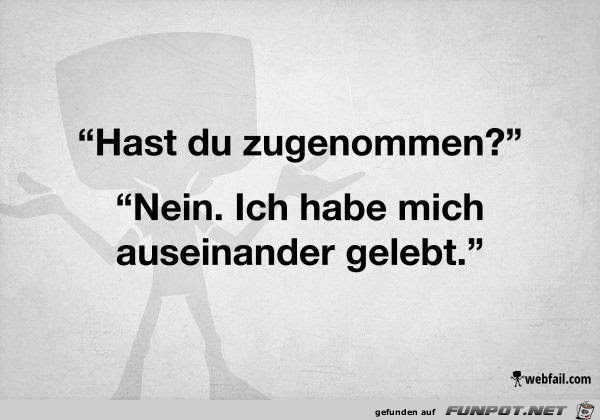 Hast du zugenommen Hast du zugenommen