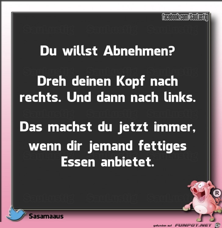 Willst Du abnehmen