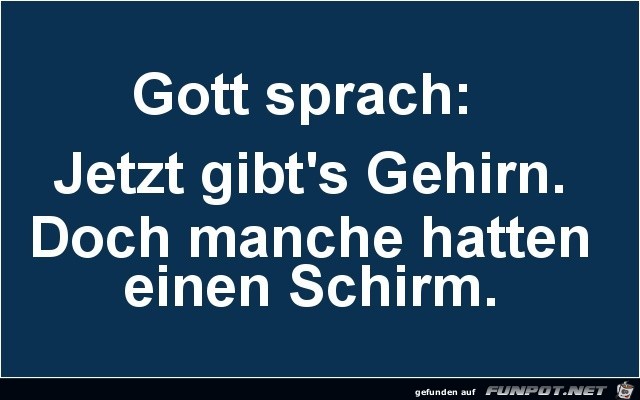 Gott sprach Gott sprach