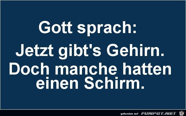 Gott sprach