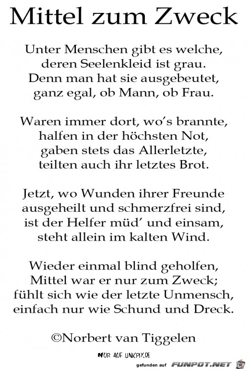 mittel zum zweck mittel zum zweck