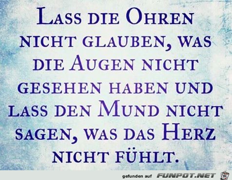 Lass die Ohren