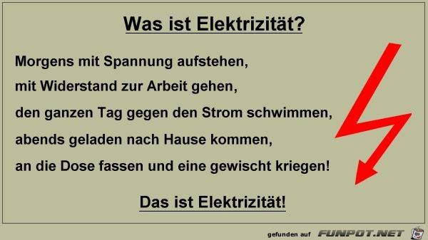 Elektrizitt Elektrizitt