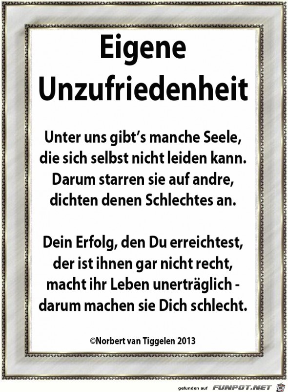 Unzufriedenheit Unzufriedenheit