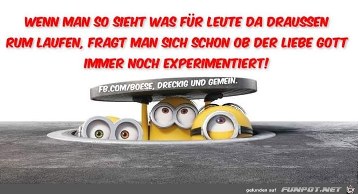 Was fuer Leute draussen rumlaufen Was fuer Leute draussen rumlaufen