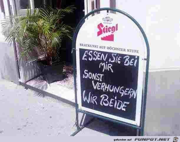 Essen sie bei mir Essen sie bei mir