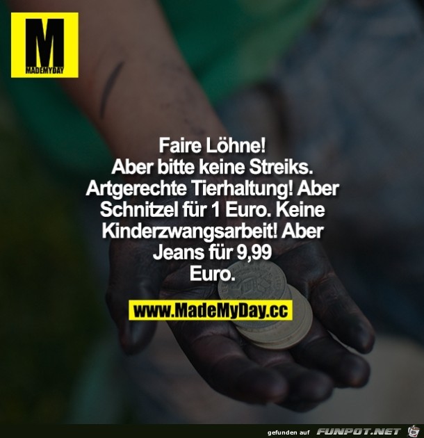 faire Loehne faire Loehne