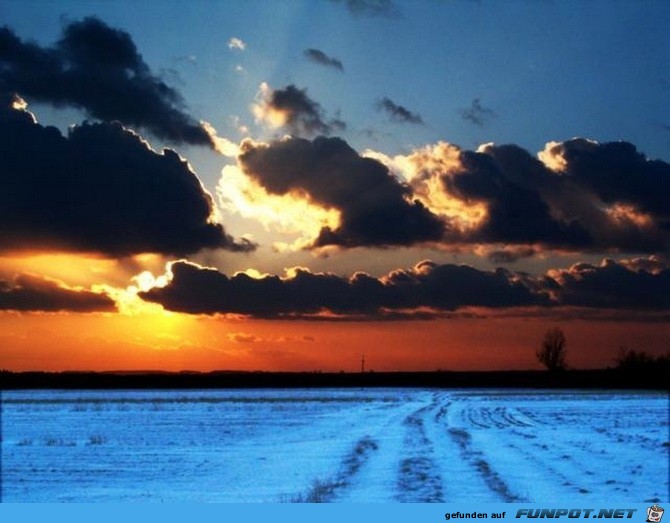 Bilder von schnen Sonnenuntergngen