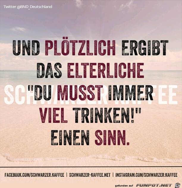 Viel trinken Viel trinken
