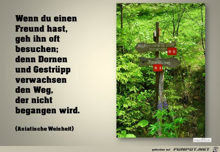 Wenn du einen Freund Wenn du einen Freund