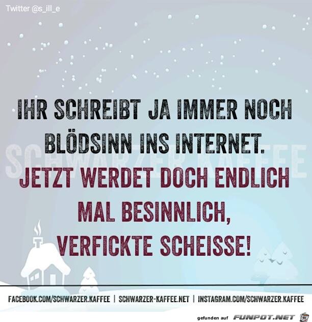 Bloedsinn im Internet