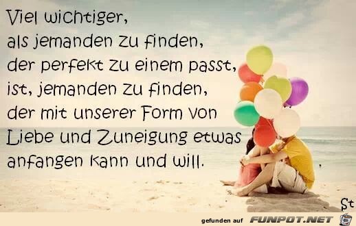 Viel wichtiger, als jemanden zu finden... Viel wichtiger, als jemanden zu finden...