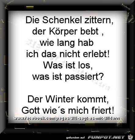 der winter kommt 