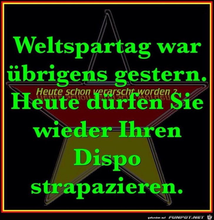 Weltspartag