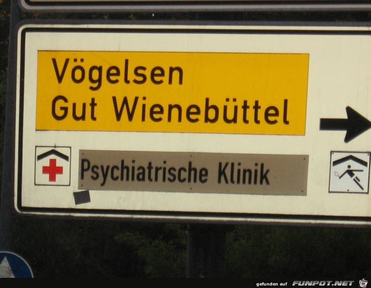 Lustiges Schild