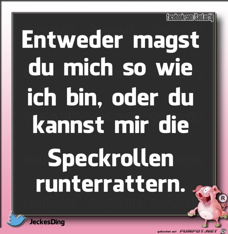 Genau so ist es