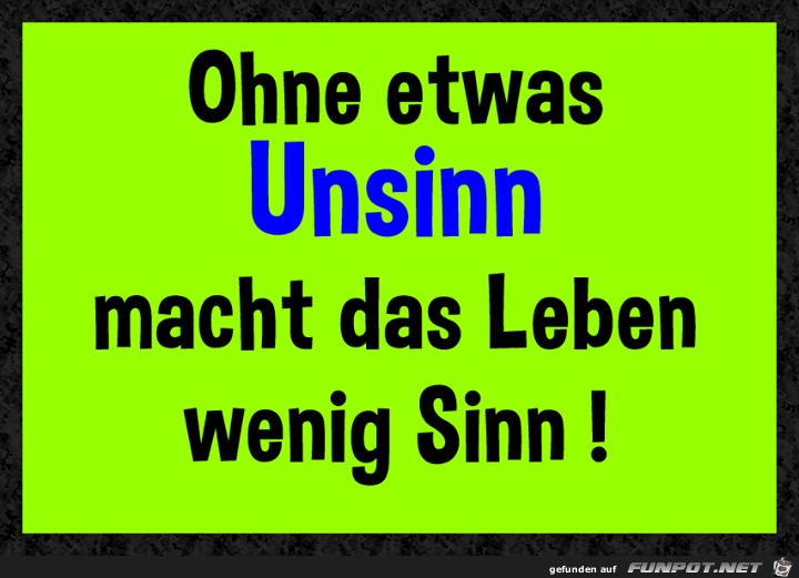 Unsinn Unsinn