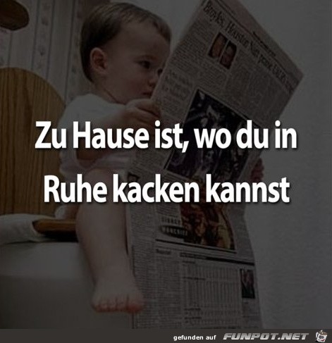 Zu Hause ist...