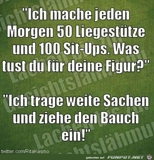 bauch einziehen