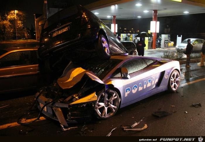 Der neue Streifenwagen der italienischen Polizei.