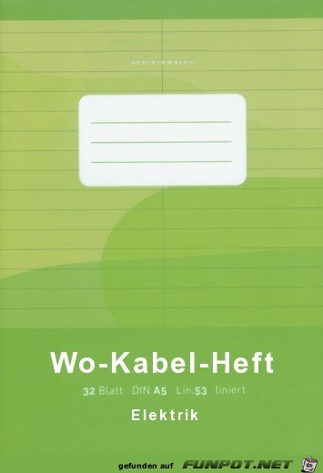 Wo-Kabel-Heft Wo-Kabel-Heft