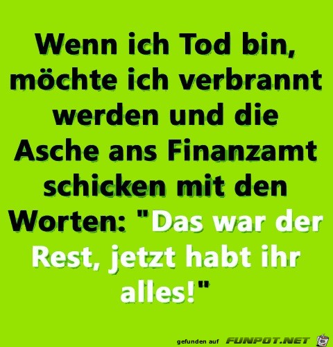 ans Finanzamt