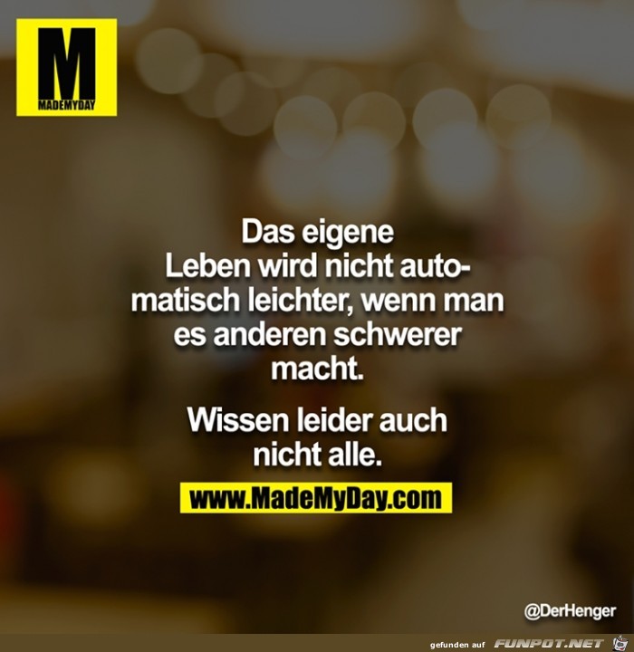 das eigene Leben das eigene Leben