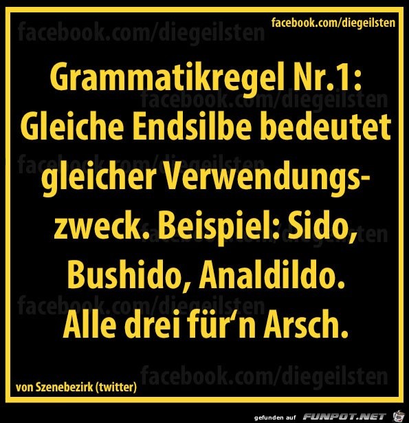 diegeilsten Endsilbe diegeilsten Endsilbe