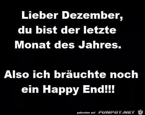 Lieber Dezember