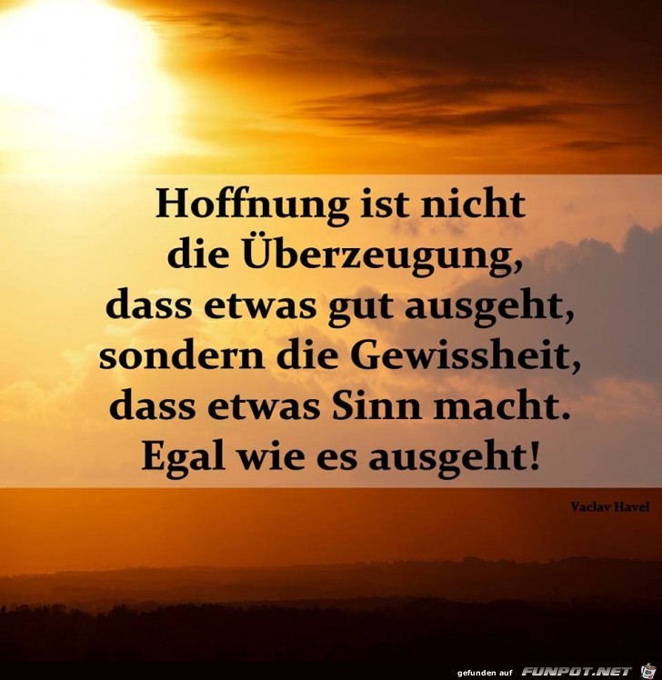 hoffnung ist