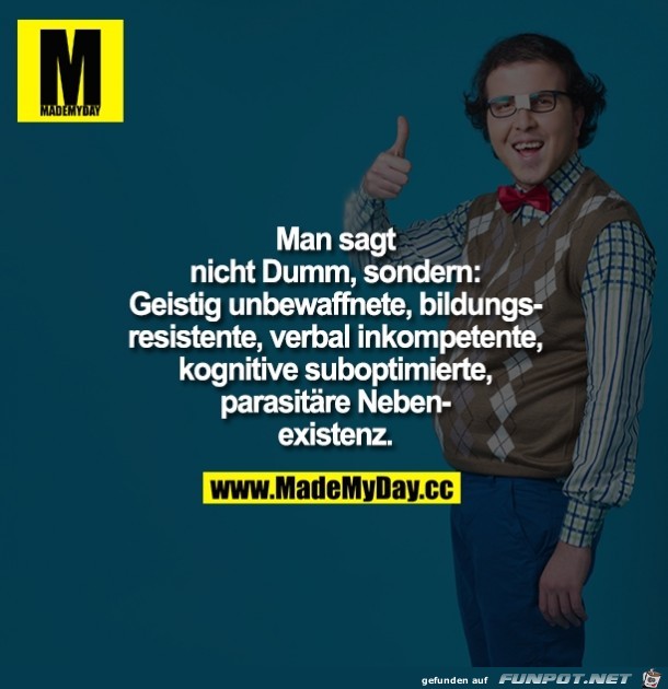 nicht dumm nicht dumm