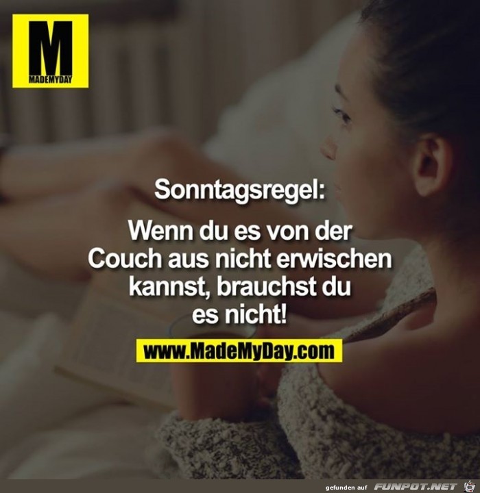 Sonntagsregel Sonntagsregel