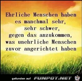 ehrliche Menschen ehrliche Menschen